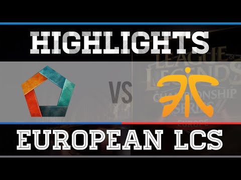 EU LCS Spring 2015 Highlights : Elements vs Fnatic (W1D1)
