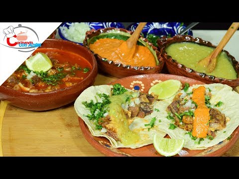 Tacos de Cabeza de Res y Consome ¡para negocio y casa!