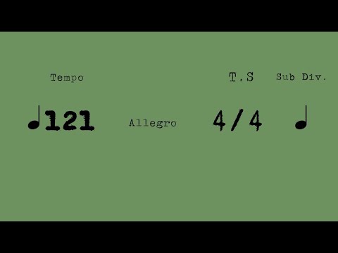 METRONOME - 121 BPM ALLEGRO
