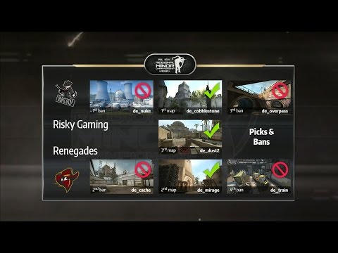 Renegades vs Risky Gaming Day1 6경기 1세트 PGL CS:GO Asia -EsportsTV