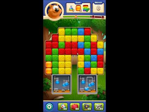 Toon Blast Level 6480 - NO BOOSTERS 🐻🐺🐱 | SKILLGAMING ✔️