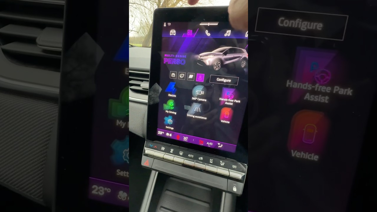 Renault Symbioz Infotainment system walkthrough