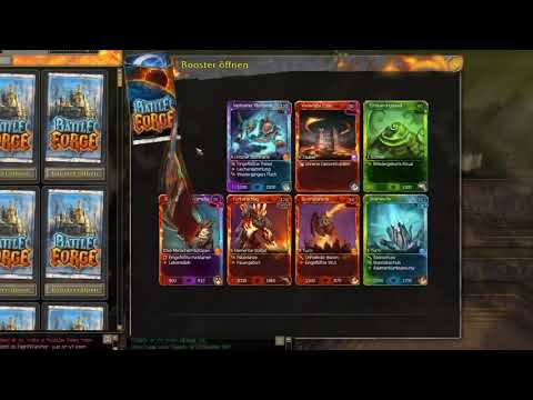 WHAT HAPPENS IF U OPEN OVER 100 BOOSTER IN BATTLEFORGE?! (Skylords Reborn)