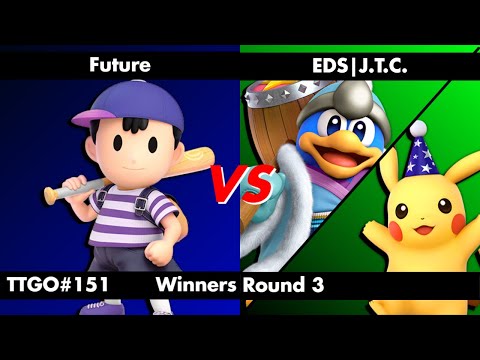 TTGO #151 Winners Rd 3 - Future (Ness) vs J.T.C. (Pikachu, King Dedede) SSBU Smash Ultimate