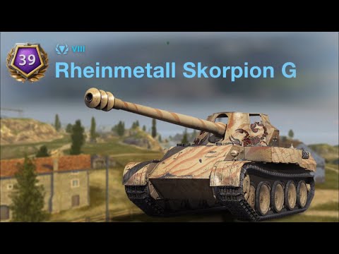 WoT Blitz. The Accurate Rheinmetall Skorpion G. Repaly