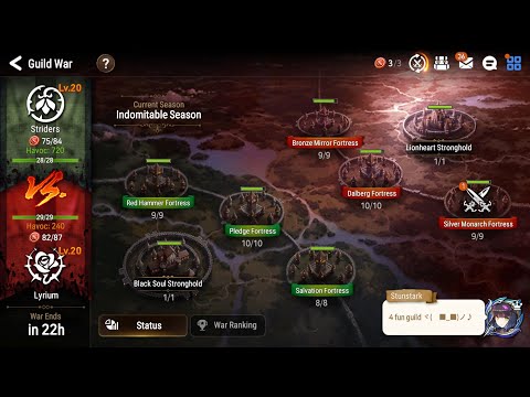 [Epic Seven] Indomitable Season Guild War: Striders vs Lyrium (2023/03/31)