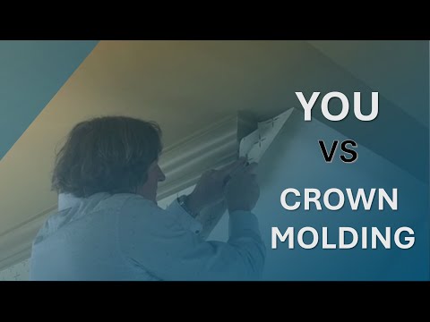 How to Cut Wallpaper Around Crown Molding | Learn by Watching us!