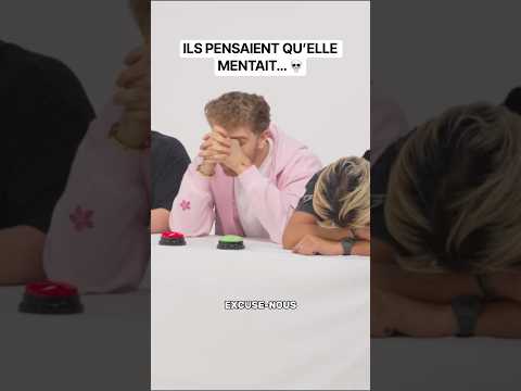 ILS PENSAIENT QU’ELLE MENTAIT… 💀