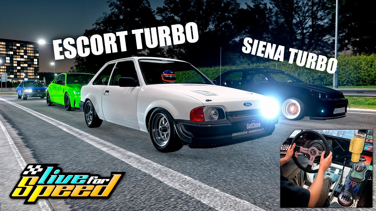 Arrancadão Noturno de Escort Turbo - Live For Speed
