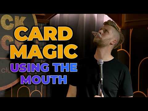 Cardmagic using the mouth