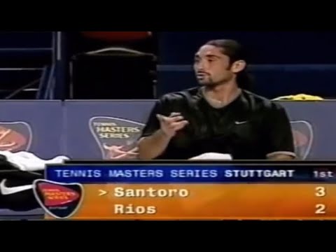 Marcelo Ríos vs Fabrice Santoro, Torneo Master Mil de Stüttgart 2001
