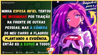 Minha esposa infiel tentou me incriminar, mas a câmera do meu carro a flagrou plantando a evidência.