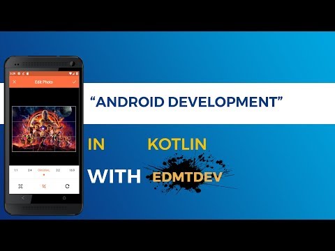 Kotlin Android Tutorial Instagram Filter part 11 Crop Image