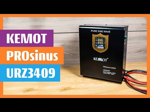 KEMOT PROsinus 12V 500W Emergency Power Supply With Charging Function UPS Backup Inverter URZ3409