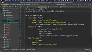 [오지랖 파이썬 웹 프로그래밍] 5장 Dstagram 16 - 회원 가입 화면 템플릿 만들기 - Sign Up template