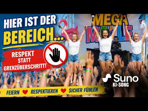 "Hier ist der Bereich..." Ballermann/Party Hit (SUNO KI + KI Video)