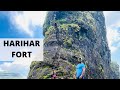 Harihar Fort | Walk Through The 80 Degree Rock Cut Stairs | Maharashtra | Incredible 🇮🇳 |