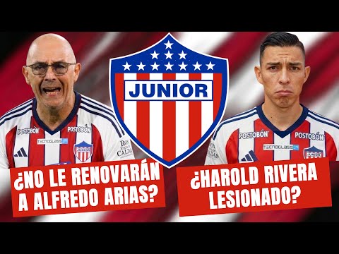 ¿JUNIOR NO LE RENOVARÁ A ARIAS? ¿HAROLD LESIONADO? ¿Hasta Cuándo Bacca y Teo? | #100Tiburon