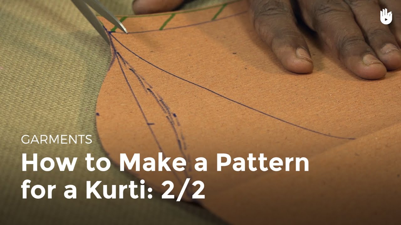 How to Make a Pattern for a Kurti 2/2 - Sewing Machine Operator | Sikana
