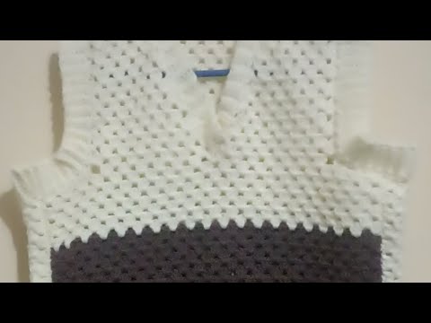 V neck sweater vest 🎽 | Part 1 | Crochet pattern and tutorial |🧶