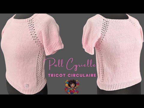 “CYRIELLE” SWEATER on circular needles EASY!
