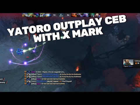 Yatoro Outplayed Ceb with X Marks - Dota 2 Clip