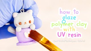 How To Glaze Polymer Clay with UV Resin For Beginners ~ Tutorial