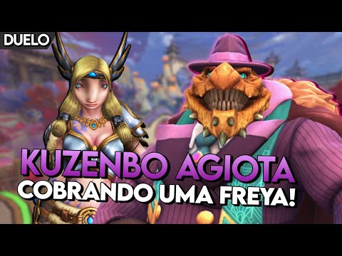 KUZENBO AGIOTA COBRANDO A FREYA! KUZENBO - Ranked Duel - Smite BR