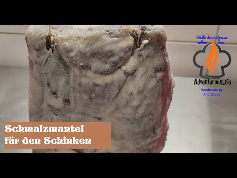 Schinkenreifung im Schmalzmantel Nr.147 #wurstselbermachen #food #foodblogger #foodvlog #schinken