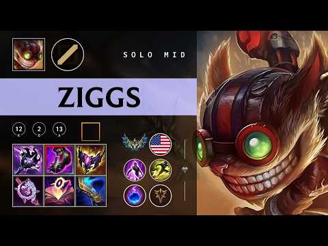 Ziggs Mid vs Ryze - NA Challenger Patch 26.02