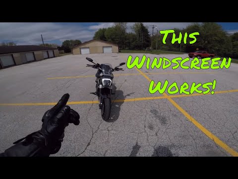 Xdiavel New Windscreen and NRC Turn Signals