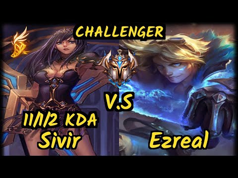 CGA Cody Sun (SIVIR) vs EZREAL - 11/1/2 KDA BOTTOM ADC CHALLENGER GAMEPLAY - NA