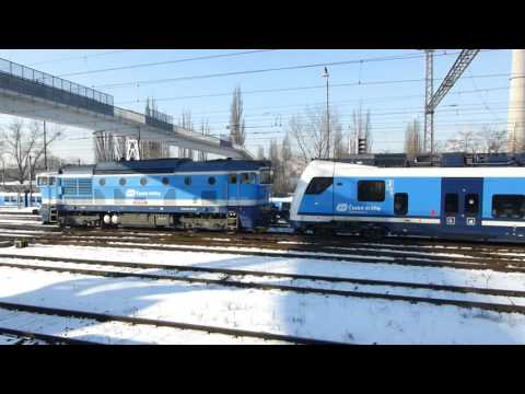 Reko Brejlovec, motorová lokomotiva řady 750.7+InterPanter, elektrická jednotka řady 660-661 (FHD