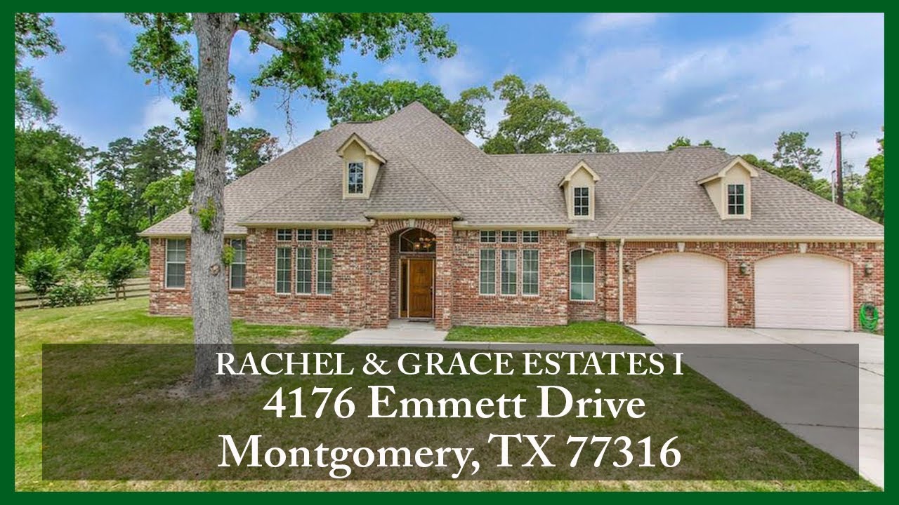 SOLD 4176 Emmett Dr Montgomery, TX 77316 presented by The Richardson Group Realtors (281) 528-4676
