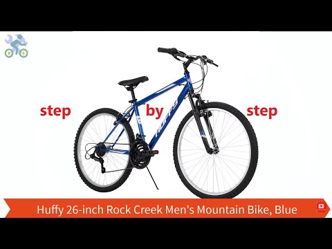 How to assemble  Huffy 26 inch Rock Creek Men's Mountain Bike, Blue,slot 32