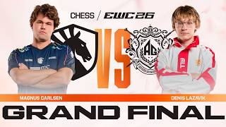 Magnus Carlsen vs Denis Lazavik | Chess at EWC 26 | Grand Final - VOD