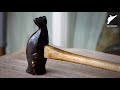 Making a whale shaped copper hammer