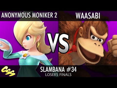 [Slambana #34] Losers Finals: Anonymous Moniker 2 (Rosalina, Mii Sword.) vs. Waasabi (DK)
