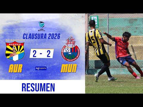 DRAW AT GUILLERMO SLOWING STADIUM | Aurora 2-2 Municipal | Full Summary