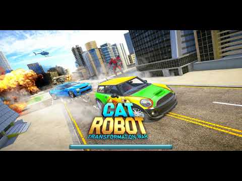 Cat Robot Car Game - Car Robot War!PK GAMER