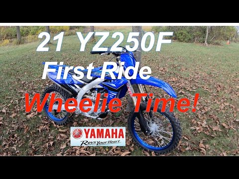 2021 YZ250F First Ride: Wheelie Time!