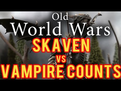 Skaven vs Vampire Counts Warhammer Fantasy Battle Report - Old World Wars Ep 73