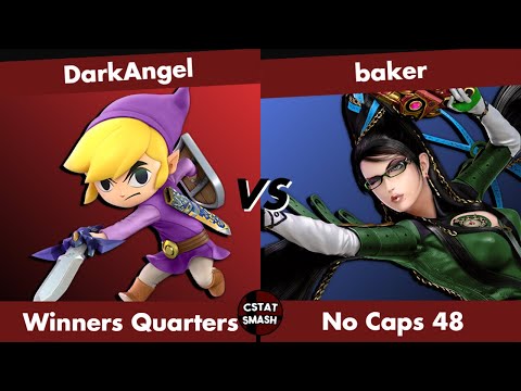 NO CAPS #48 Winners Quarters- DarkAngel (Toon Link) vs baker (Bayonetta) SSBU Tournament