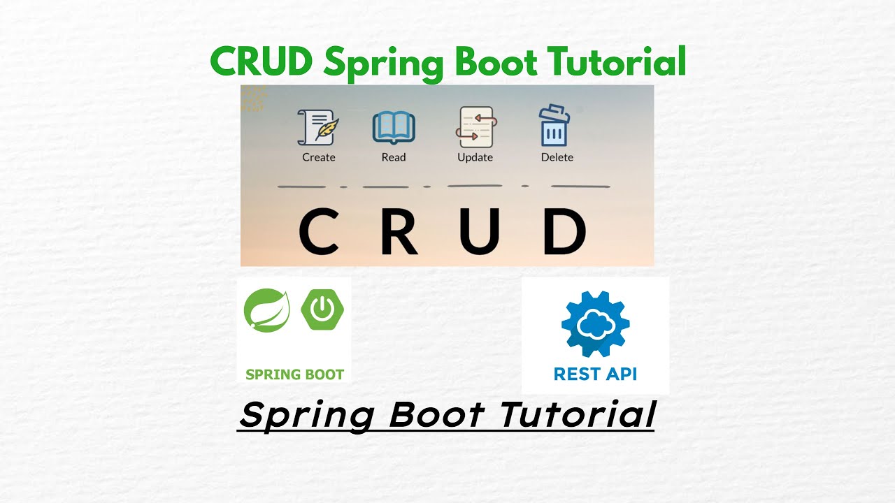 Create Spring Boot REST API Project - CRUD in Spring Boot REST API