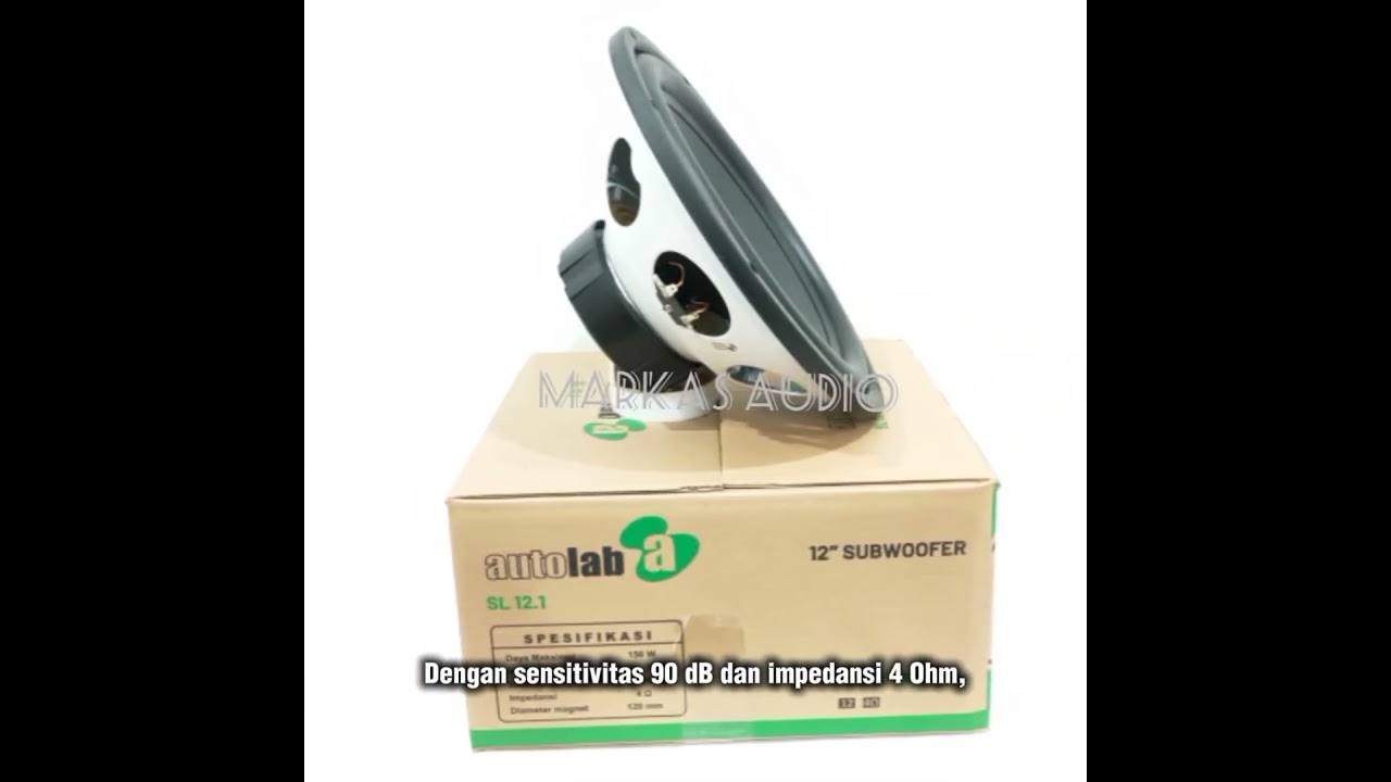 Cek BIO  Subwoofer Autolab SL 12.1 - Double Voice Coil 12 Inch dengan harga Rp175.000.