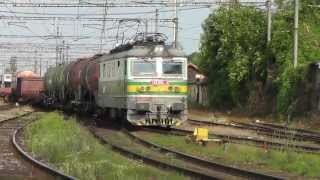 preview picture of video 'Nákladní vlak z Stanice Nymburk hl.n.'