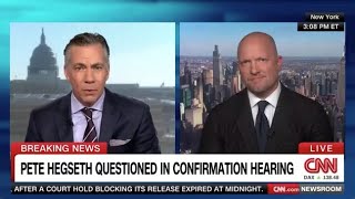 CNN NEWSROOM: JAN 14 2025 - HEGSETH QUALIFICATIONS QUESTIONED