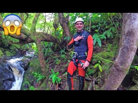 Flores Island- AZORES BEST ACTIVITY? CANYONING in the WILDERNESS ! (Azores, Portugal)
