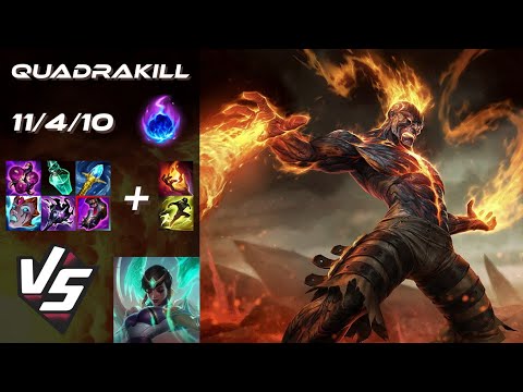 SUPPORT Brand vs Karma [QUADRAKILL] - NA Grandmaster Patch 25.20