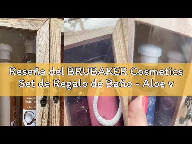Vídeo relacionado con BRUBAKER Cosmetics Set de Regalo de Baño - Fresa - Armario en Madera (10 piezas)